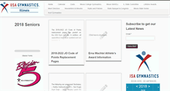 Desktop Screenshot of ilusagymnastics.com